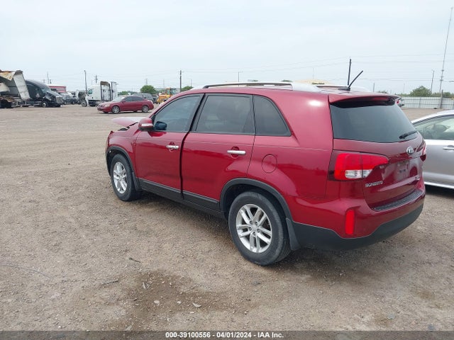 KIA SORENTO LX 2014 5XYKT4A60EG442742 Image 3