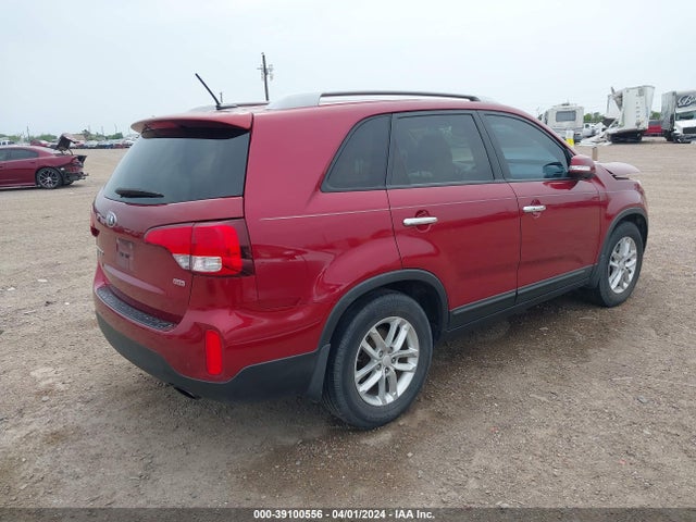 KIA SORENTO LX 2014 5XYKT4A60EG442742 Image 4