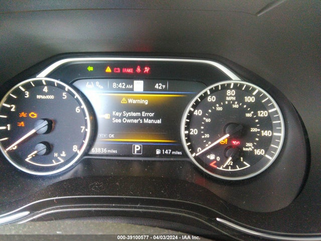 Nissan Maxima Sl Xtronic Cvt 2020 1N4AA6DV0LC374384 Image 7