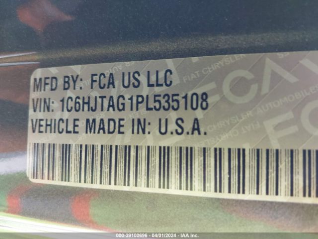 1C6HJTAG1PL535108 Jeep Gladiator Sport S 4x4