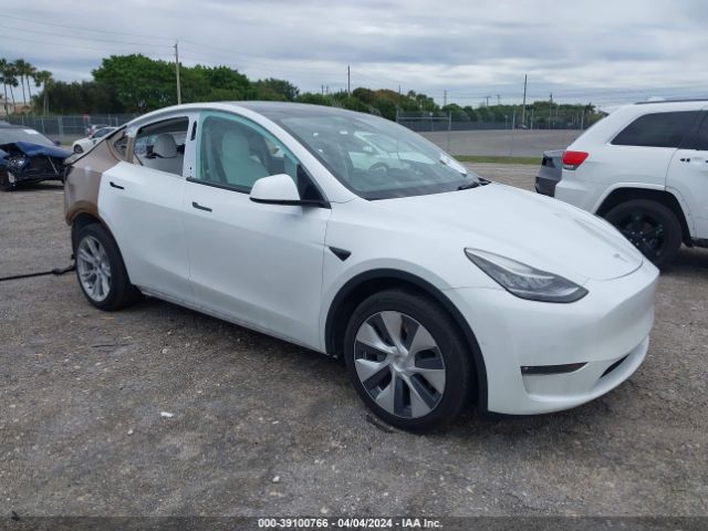 Продаж на аукціоні авто 2022 Tesla Model Y Long Range Dual Motor All-wheel Drive, vin: 7SAYGDEE5NF355400, номер лоту: 39100766