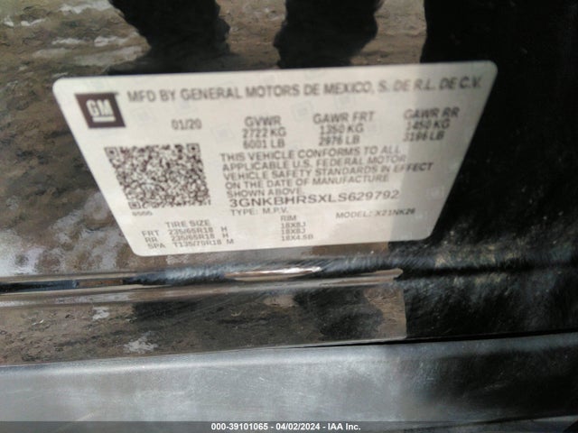 Chevrolet Blazer Awd 2lt 2020 3GNKBHRSXLS629792 Image 9