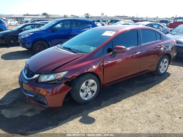 Honda Civic Lx 2014 19XFB2F59EE255750 Image 2