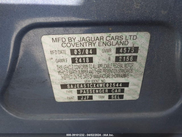2004 JAGUAR X-TYPE SAJEA51CX4WE02544 Photo 8