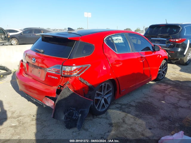 JTHKD5BH0H2296729 Lexus CT 200H