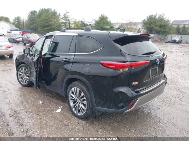 Toyota Highlander Hybrid Platinum 2021 5TDEBRCH6MS052953 Image 3