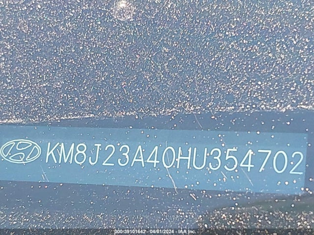 Hyundai TUCSON SE 2017 KM8J23A40HU354702 Image 9