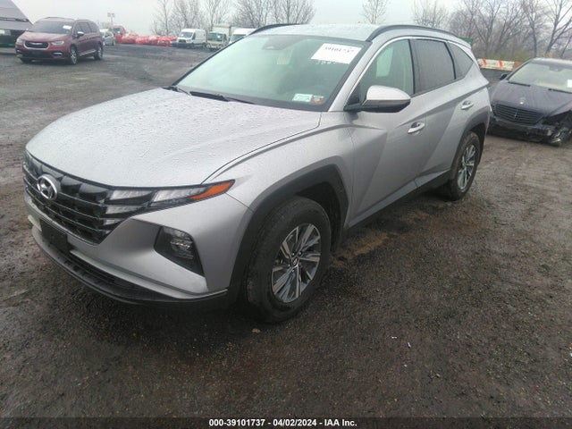 KM8JBCA18PU107156 Hyundai Tucson Hybrid Blue