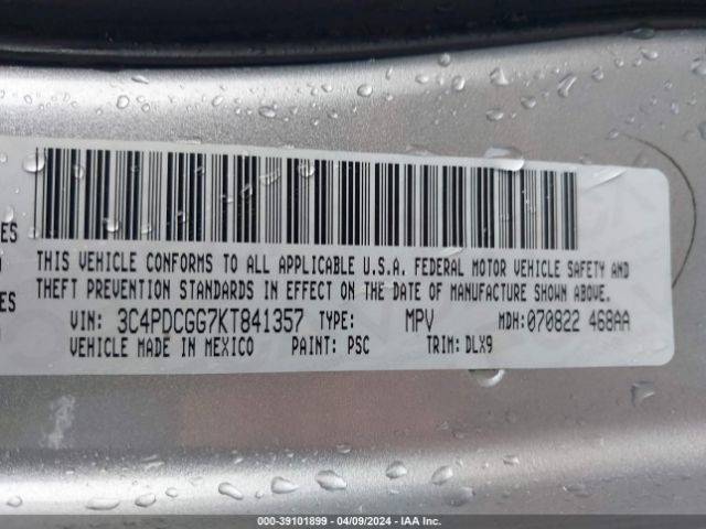 3C4PDCGG7KT841357 Dodge Journey Crossroad