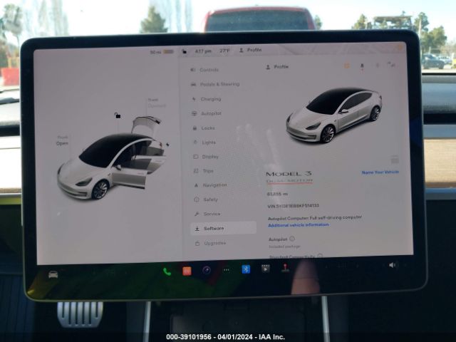 5YJ3E1EB8KF514133 Tesla Model 3 Long Range/performance