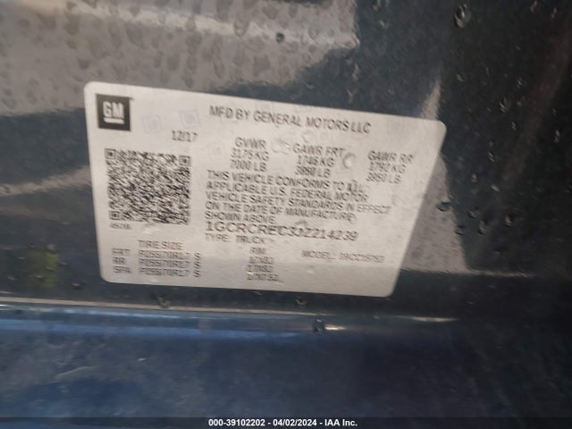 Chevrolet Silverado 1500 1lt 2018 1GCRCREC3JZ214239 Image 9
