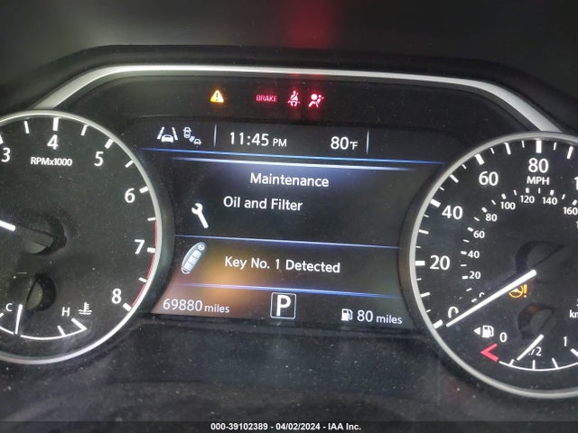 Nissan Maxima Sl Xtronic Cvt 2020 1N4AA6DV9LC379888 Image 15