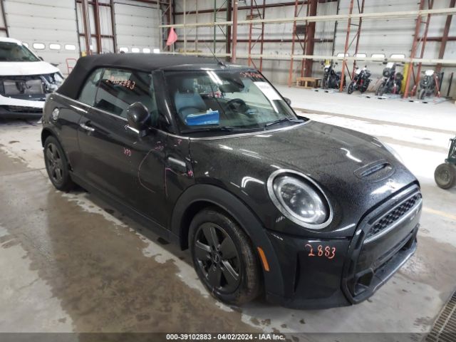 Продажа на аукционе авто 2022 Mini Convertible Cooper S, vin: WMW43DL04N3N48372, номер лота: 39102883