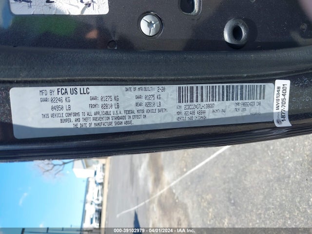 Dodge Challenger Sxt 2020 2C3CDZAG7LH138687 Image 9