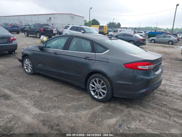 3FA6P0LU0HR323924 Ford Fusion Hybrid Se