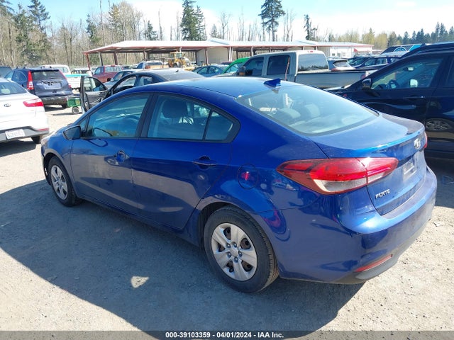 KIA FORTE LX 2018 3KPFL4A7XJE209825 Image 3