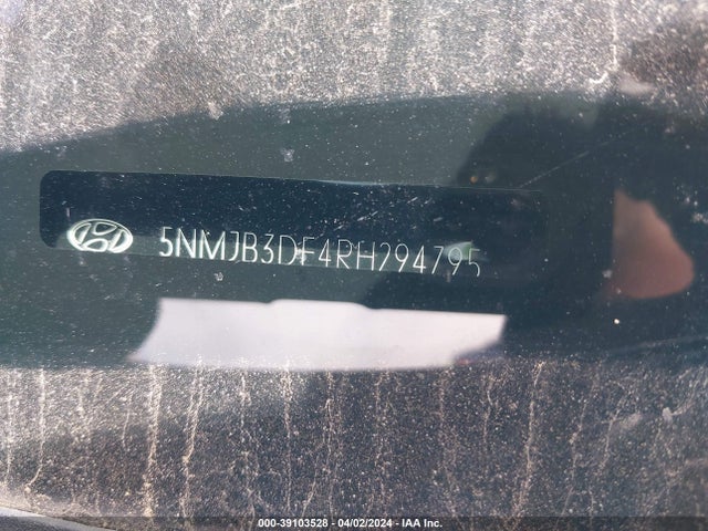 Hyundai TUCSON SEL 2024 5NMJB3DE4RH294795 Image 9