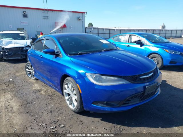 Auction sale of the 2015 Chrysler 200 S, vin: 1C3CCCBB0FN753001, lot number: 39103568