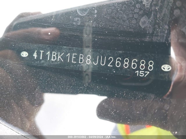 Toyota AVALON LIMITED 2018 4T1BK1EB8JU268688 Image 9