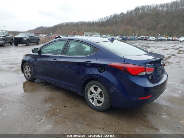 Hyundai ELANTRA SE 2014 5NPDH4AE3EH480007 Image 3