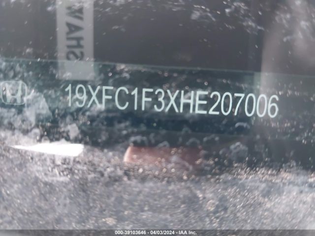 19XFC1F3XHE207006 Honda Civic Ex-t