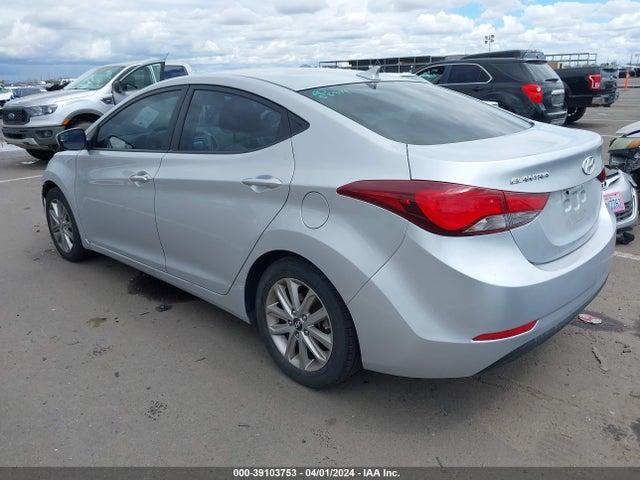 Hyundai ELANTRA SE 2014 KMHDH4AE7EU106128 Image 3