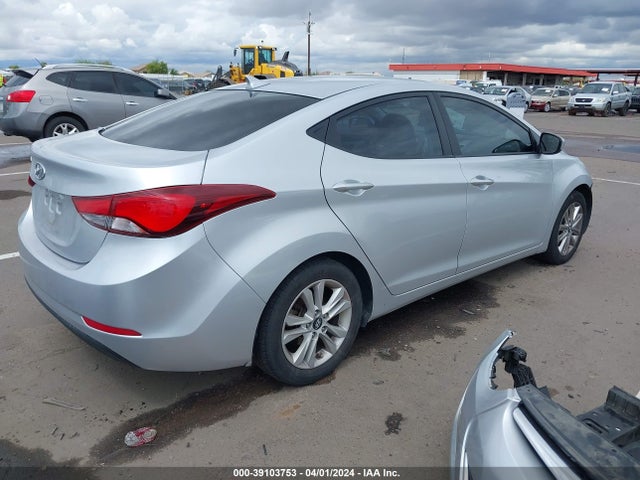 Hyundai ELANTRA SE 2014 KMHDH4AE7EU106128 Image 4
