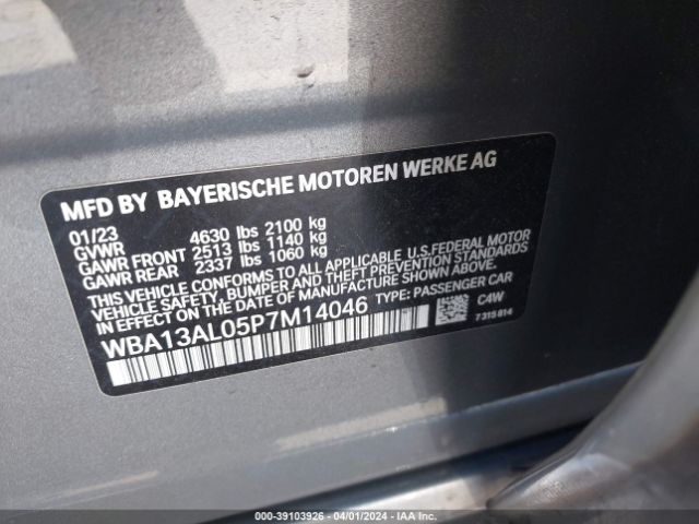 WBA13AL05P7M14046 BMW M235 Gran Coupe I Xdrive