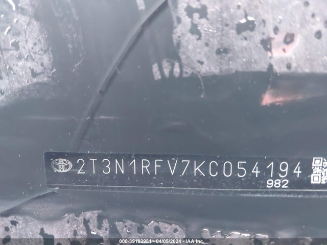 Toyota Rav4 Limited 2019 2T3N1RFV7KC054194 Image 9