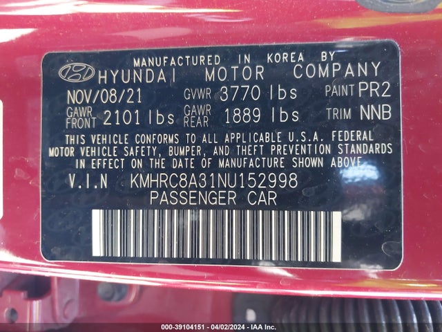 Hyundai Venue Sel 2022 KMHRC8A31NU152998 Image 9