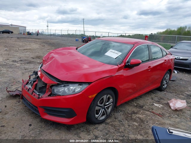 Honda Civic Lx 2018 2HGFC2F54JH503688 Image 2