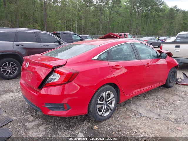 Honda Civic Lx 2018 2HGFC2F54JH503688 Image 4