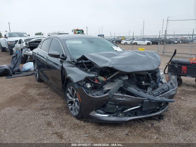 Aukcja sprzedaży 2015 Chrysler 200 C, vin: 1C3CCCCB4FN527297, numer aukcji: 39105217