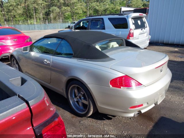 2006 BMW 650I WBAEK13476CN77553 Photo 2