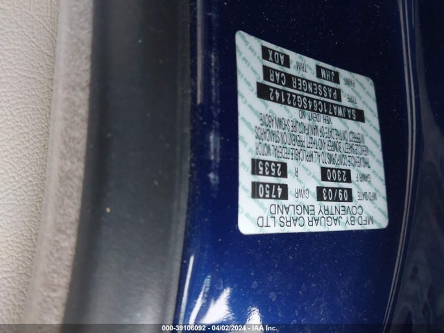 2004 JAGUAR XJ SAJWA71C64SG22142 Photo 8