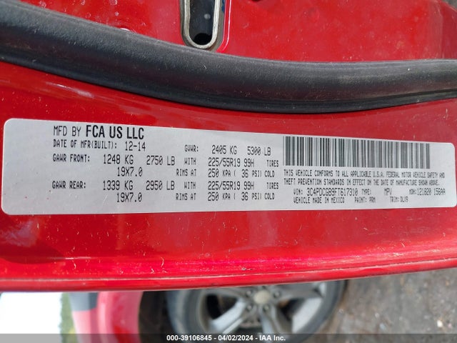 Dodge Journey Crossroad 2015 3C4PDCGB9FT617310 Image 9