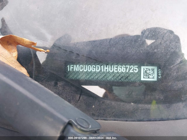 Ford ESCAPE SE 2017 1FMCU0GD1HUE66725 Image 9
