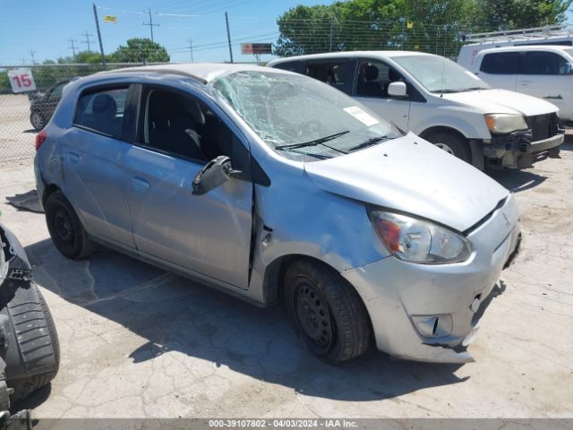 2015 Mitsubishi Mirage De მანქანა იყიდება აუქციონზე, vin: ML32A3HJ7FH051531, აუქციონის ნომერი: 39107802