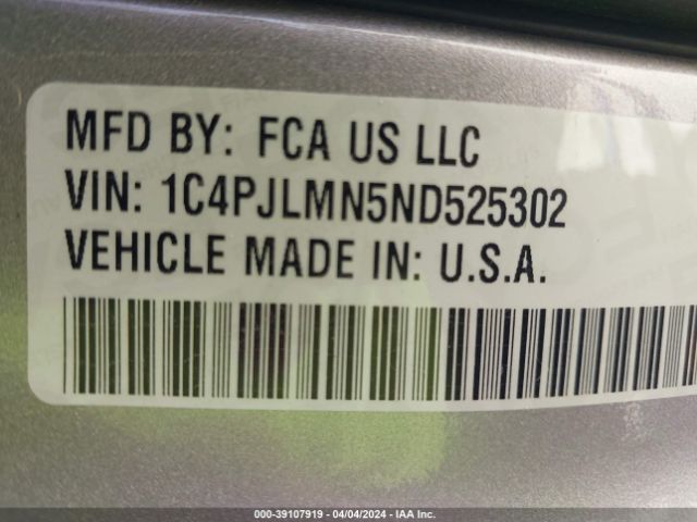 2022 JEEP CHEROKEE 1C4PJLMN5ND525302 Photo 8