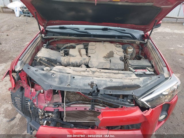 Toyota 4RUNNER SR5 2016 JTEZU5JR9G5119650 Image 10