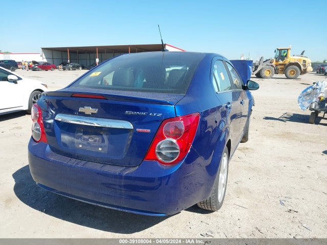 Chevrolet Sonic Ltz Auto 2014 1G1JE5SB0E4229675 Image 4