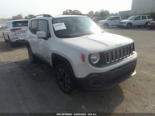 Auction sale of the 2017 Jeep Renegade Latitude 4x4, vin: ZACCJBBB3HPG11392, lot number: 39108092