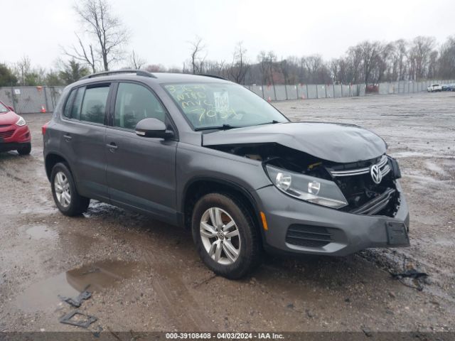 Auction sale of the 2015 Volkswagen Tiguan S, vin: WVGBV7AX6FW573839, lot number: 39108408