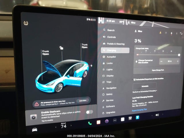 Tesla Model 3 Rear-wheel Drive 2022 5YJ3E1EA8NF317796 Image 17
