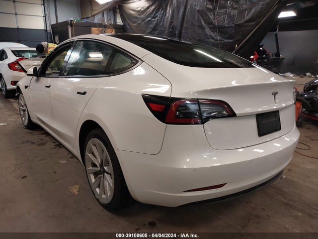 Tesla Model 3 Rear-wheel Drive 2022 5YJ3E1EA8NF317796 Image 3