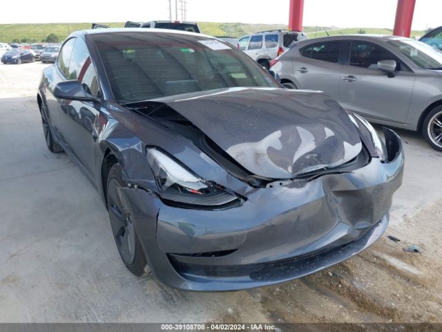 Продажа на аукционе авто 2023 Tesla Model 3 Rear-wheel Drive, vin: 5YJ3E1EA3PF427111, номер лота: 39108708