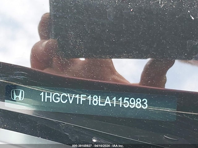 Honda ACCORD LX 2020 1HGCV1F18LA115983 Image 9