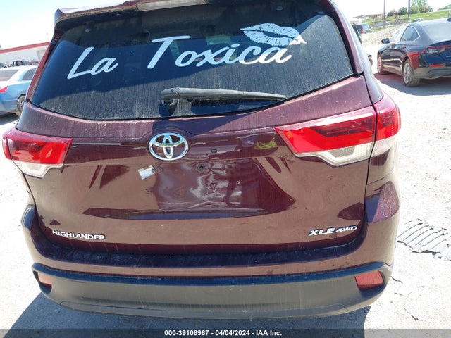 Toyota Highlander Xle 2019 5TDJZRFH3KS943107 Image 16