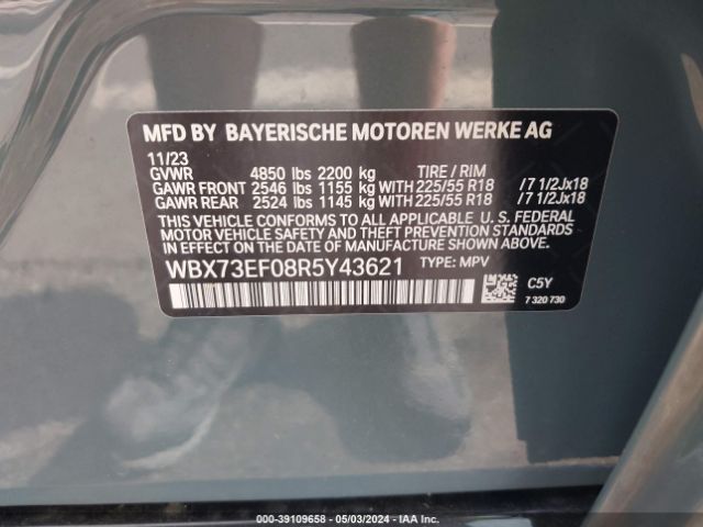 WBX73EF08R5Y43621 BMW X1 Xdrive28i
