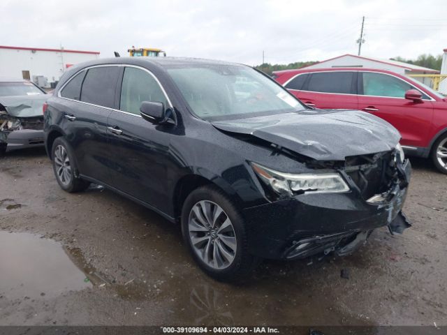 Продаж на аукціоні авто 2016 Acura Mdx Tech/w/tech/acurawatch Plus, vin: 5FRYD4H44GB025497, номер лоту: 39109694